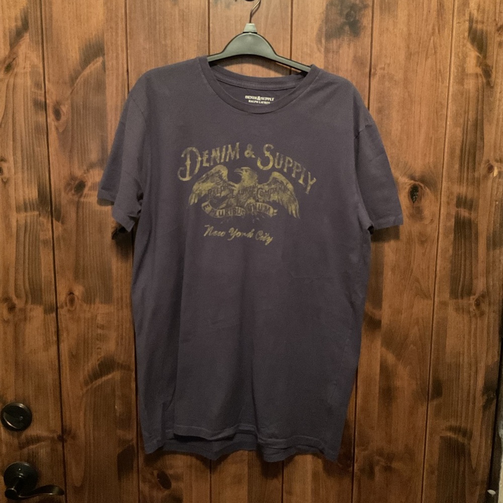 Denim & Supply Ralph Lauren Navy Short Sleeve Graphic Tee